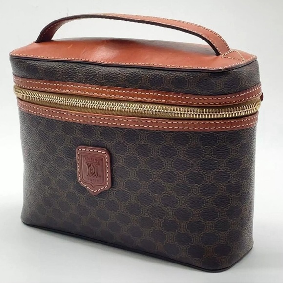 Vintage Authentic Celine Macadam Vanity Pouch Bag, EUC - Picture 3 of 12